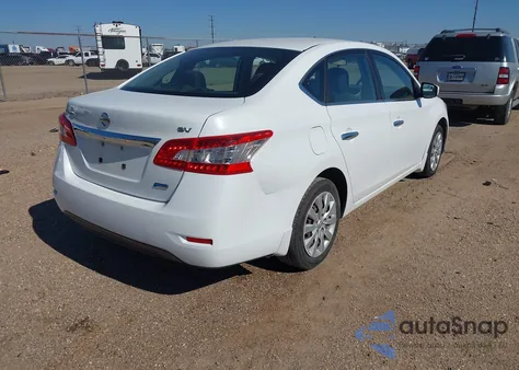 2014 Nissan Sentra S/Sv/Sr/Sl из США, поврежденный, VIN 3N1AB7AP9EY284425